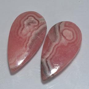 Rhodochrosite Gemstones in 26.2 x 13.5 mm Size for Sale, Rhodochrosite Stones in Multicolor Color
