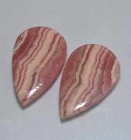 Rhodochrosite Gemstones in 22.2 x 13.7 mm Size for Sale, Rhodochrosite Stones in Multicolor Color