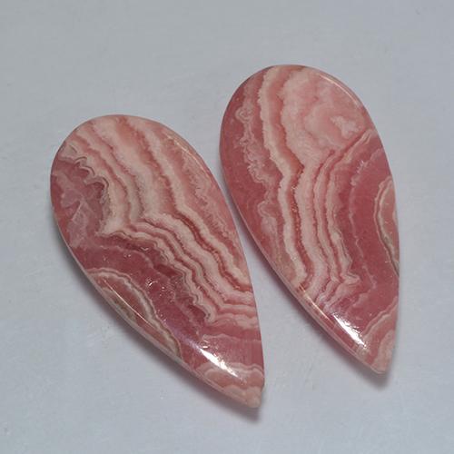 Rhodochrosite Gemstones in 27.7 x 13 mm Size for Sale, Rhodochrosite Stones in Multicolor Color