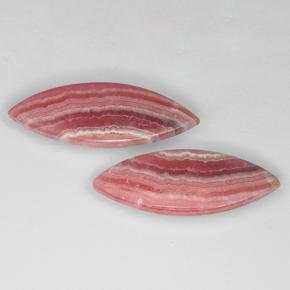 Mehrfarbig Rhodochrosit Edelstein - 10.4ct Marquise Cabochon (ID: 503484)