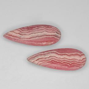Multicolor Rhodochrosite Gem - 10.7ct Pear Cabochon (ID: 503486)