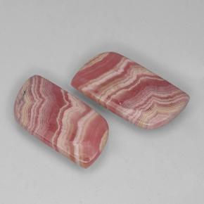 Rhodochrosite Gemstones in 19.5 x 10.8 mm Size for Sale, Rhodochrosite Stones in Multicolor Color