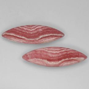 Multicolor Rhodochrosite Gem - 12ct Marquise Cabochon (ID: 503490)