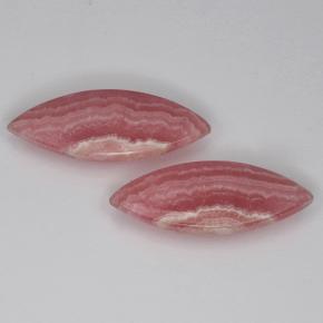 9.95 ctw Multicolor Rhodochrosite Stones, Natural Rhodochrosite in Marquise Cabochon Shape for Sale