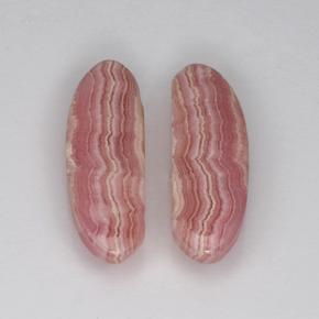 11.17 ctw Multicolor Rhodochrosite Gemstones, Rhodochrosite Gems in Fancy Cabochon Shape for Sale.