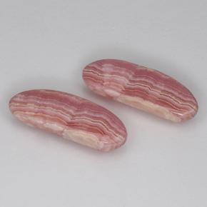 11.17 ctw Multicolor Rhodochrosite Stones, Natural Rhodochrosite in Fancy Cabochon Shape for Sale