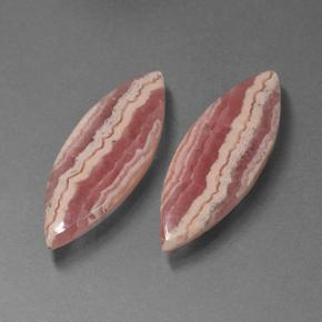 Rhodochrosite Gemstones in 24.4 x 8.6 mm Size for Sale, Rhodochrosite Stones in Multicolor Color