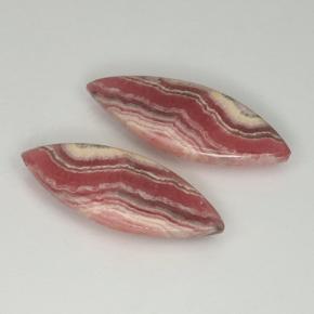 Rhodochrosite Gemstones in 24.8 x 9.4 mm Size for Sale, Rhodochrosite Stones in Multicolor Color