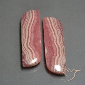 46.65 ctw Multicolor Rhodochrosite Stones, Natural Rhodochrosite in Fancy Cabochon Shape for Sale