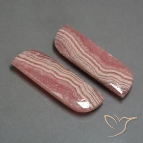 Rhodochrosite Gemstones in 34.4 x 10.5 mm Size for Sale, Rhodochrosite Stones in Multicolor Color