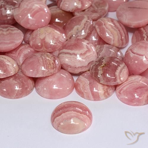 Rhodochrosite Gemstone in 12 mm (calibrated) Size for Sale, Rhodochrosite Stone in Multicolor Color