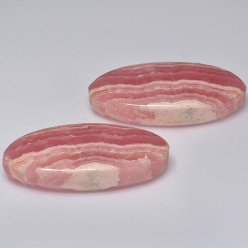 Rhodochrosite Gemstones in 23.4 x 11.6 mm Size for Sale, Rhodochrosite Stones in Multicolor Color