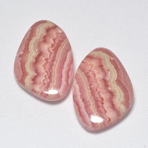 Multicolor Rhodochrosite Gem - 7.8ct Fancy Cabochon (ID: 515480)