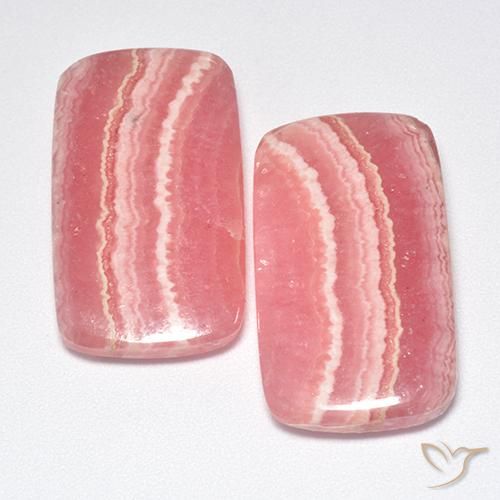 42.03 ct Cushion Rhodochrosite, 23.7 x 13.7 mm From South Africa, Photo A