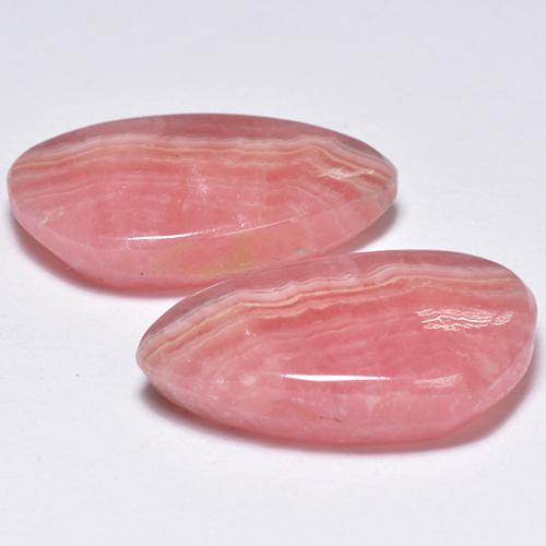 Rhodochrosite Gemstones in 16.1 x 9.7 mm Size for Sale, Rhodochrosite Stones in Multicolor Color
