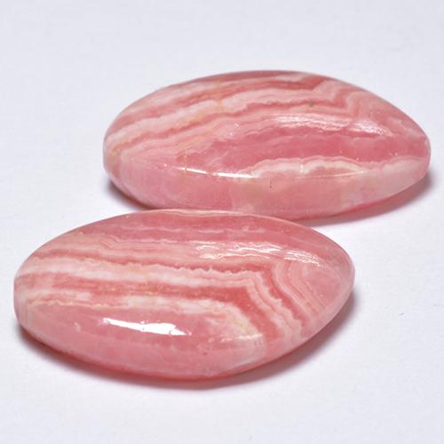 Rhodochrosite Gemstones in 16.6 x 10.1 mm Size for Sale, Rhodochrosite Stones in Multicolor Color
