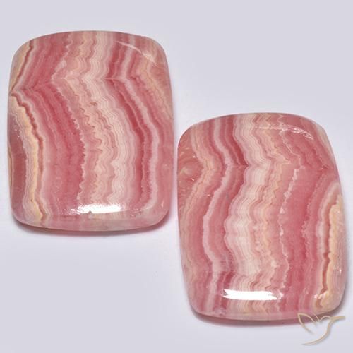 22.66 ct Cushion Rhodochrosite, 16.9 x 12.3 mm From South Africa, Photo A