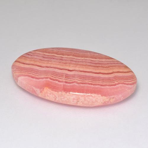 Rhodochrosite Gemstone in 23 x 13.2 mm Size for Sale, Rhodochrosite Stone in Multi Rose Pink Color