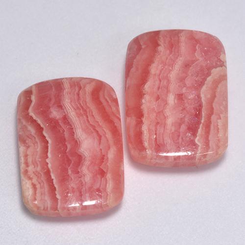 Rhodochrosite Gemstones in 13.8 x 9.6 mm Size for Sale, Rhodochrosite Stones in Multicolor Color