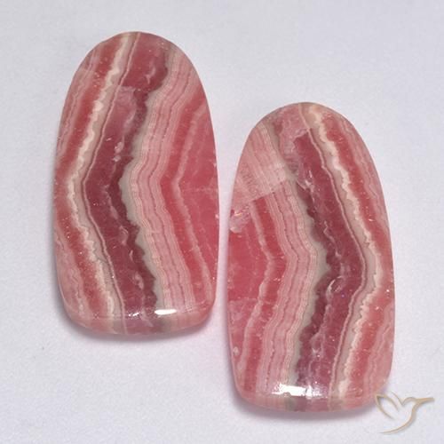 21.12 ct Fancy Rhodochrosite, 20.4 x 10.1 mm From South Africa, Photo A
