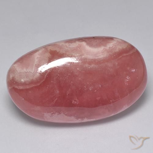 35.11ct Natural Multicolor Rhodochrosite, Oval, Translucent