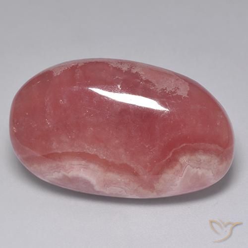 35.11 ct Multicolor Rhodochrosite Stone, Natural Rhodochrosite in Oval Cabochon Shape for Sale