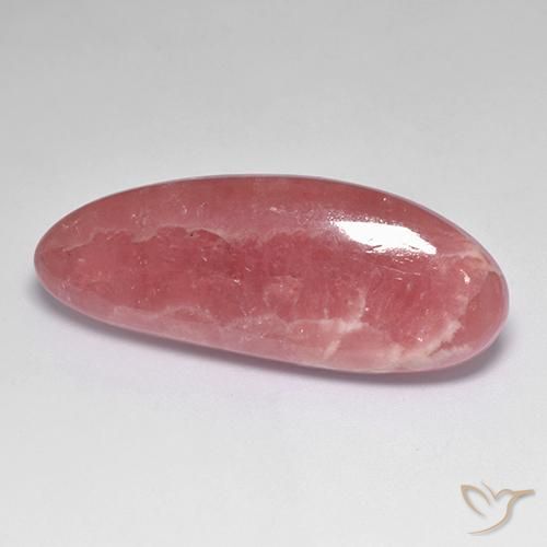 37.55 ct Multicolor Rhodochrosite Stone, Natural Rhodochrosite in Fancy Cabochon Shape for Sale
