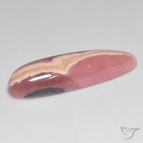 Rhodochrosite Gemstone in 32.9 x 10.3 mm Size for Sale, Rhodochrosite Stone in Multicolor Color