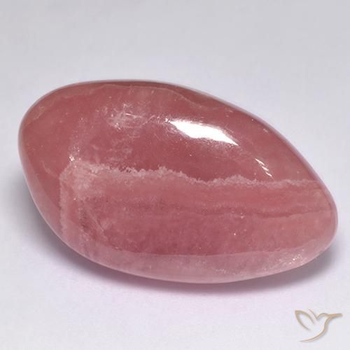 30.30 ct Multicolor Rhodochrosite Stone, Natural Rhodochrosite in Fancy Cabochon Shape for Sale