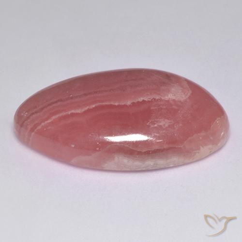 Rhodochrosite Gemstone in 28.3 x 16.6 mm Size for Sale, Rhodochrosite Stone in Multicolor Color