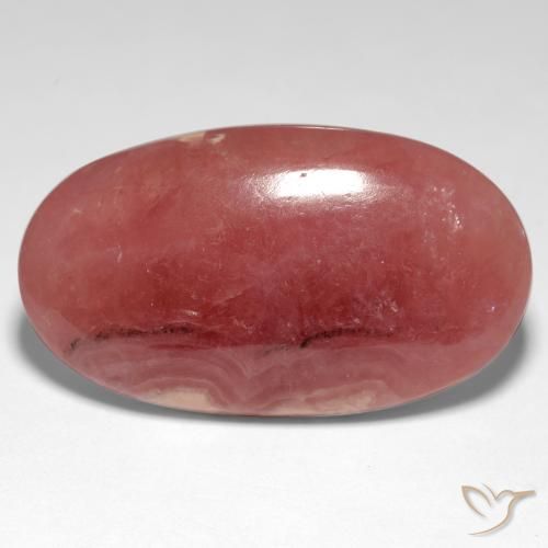 29.28 ct Oval Rhodochrosite, 28.3 x 16.2 mm From South Africa, Photo A