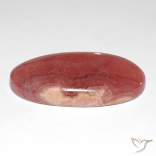 Rhodochrosite Gemstone in 28.3 x 16.2 mm Size for Sale, Rhodochrosite Stone in Multicolor Color
