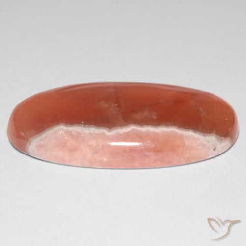 Rhodochrosite Gemstone in 32.1 x 17.7 mm Size for Sale, Rhodochrosite Stone in Multicolor Color