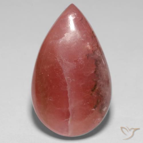 Multicolor Rodocrosita Gema - 14.4ct Cabujón Pera (ID: 545838)