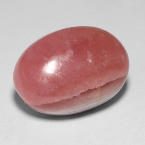 10.10 ct Multicolor Rhodochrosite Stone, Natural Rhodochrosite in Oval Cabochon Shape for Sale
