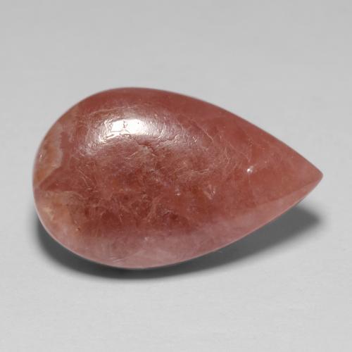 8.69 ct Multicolor Rhodochrosite Stone, Natural Rhodochrosite in Pear Cabochon Shape for Sale