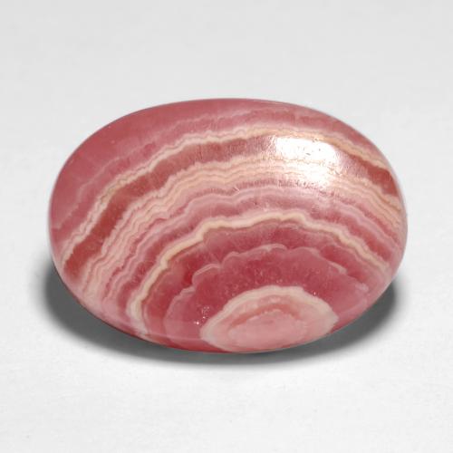 10.29 ct Multicolor Rhodochrosite Gemstone, Rhodochrosite Gem in Oval Cabochon Shape for Sale.