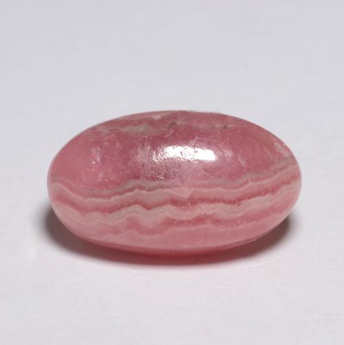 4.50 ct Multicolor Rhodochrosite Gemstone, Rhodochrosite Gem in Oval Cabochon Shape for Sale.