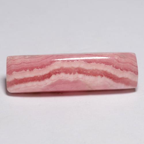 5.51 ct Multicolor Rhodochrosite Gemstone, Rhodochrosite Gem in Baguette Cabochon Shape for Sale.