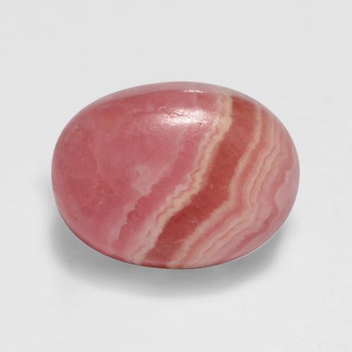 2.48 ct Multicolor Rhodochrosite Gemstone, Rhodochrosite Gem in Oval Cabochon Shape for Sale.