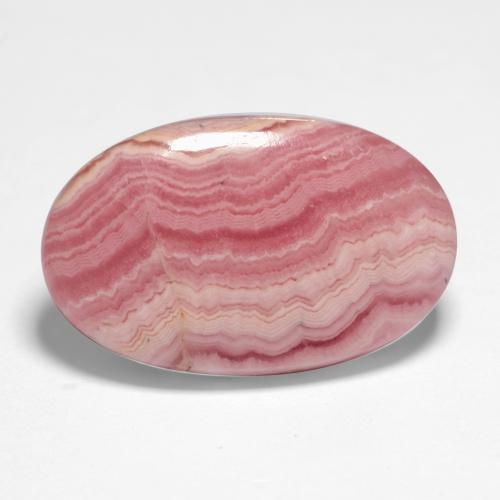 10.12 ct Multicolor Rhodochrosite Gemstone, Rhodochrosite Gem in Oval Cabochon Shape for Sale.