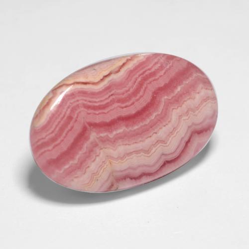 10.12 ct Multicolor Rhodochrosite Stone, Natural Rhodochrosite in Oval Cabochon Shape for Sale