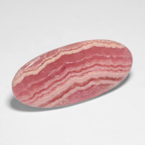 15.37 ct Multicolor Rhodochrosite Stone, Natural Rhodochrosite in Oval Cabochon Shape for Sale