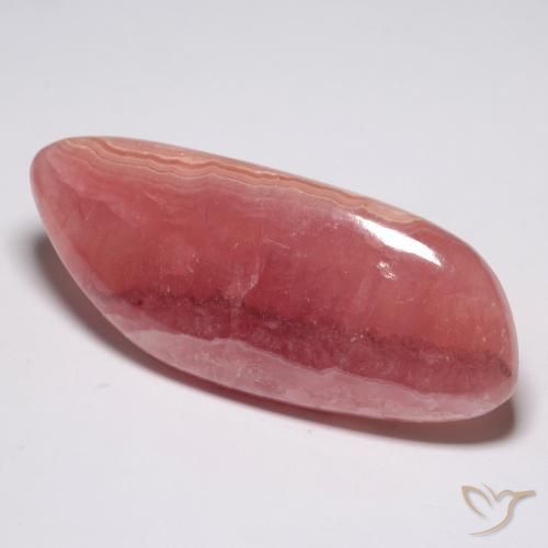42.10 ct Multicolor Rhodochrosite Stone, Natural Rhodochrosite in Fancy Cabochon Shape for Sale