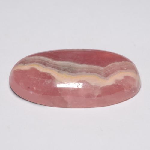 Rhodochrosite Gemstone in 27.6 x 16 mm Size for Sale, Rhodochrosite Stone in Multicolor Color
