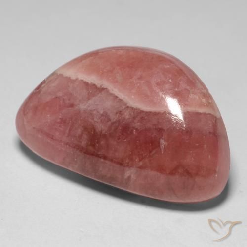 24.33 ct Multicolor Rhodochrosite Stone, Natural Rhodochrosite in Fancy Cabochon Shape for Sale