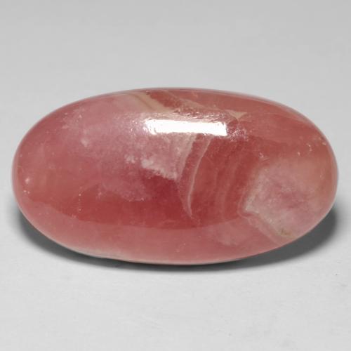 17.43 ct Multicolor Rhodochrosite Gemstone, Rhodochrosite Gem in Oval Cabochon Shape for Sale.