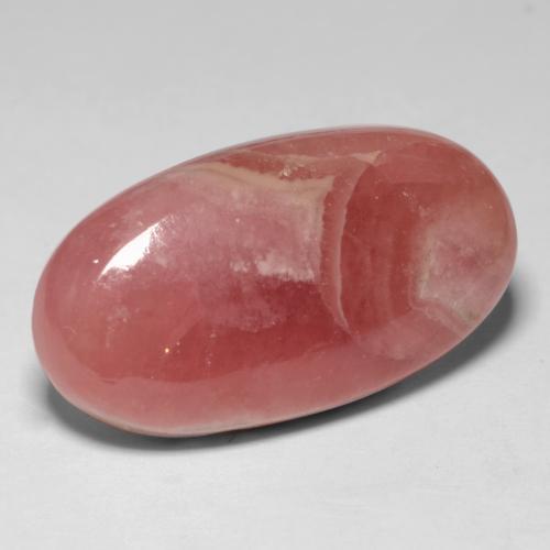 17.43 ct Multicolor Rhodochrosite Stone, Natural Rhodochrosite in Oval Cabochon Shape for Sale