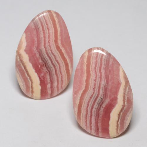 Mehrfarbig Rhodochrosit Edelstein - 8.4ct Ausgefallener Cabochon (ID: 550788)