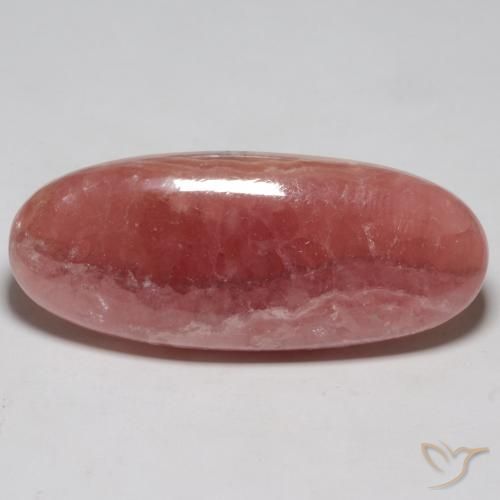 46.16ct Natural Multicolor Rhodochrosite, Oval, Translucent
